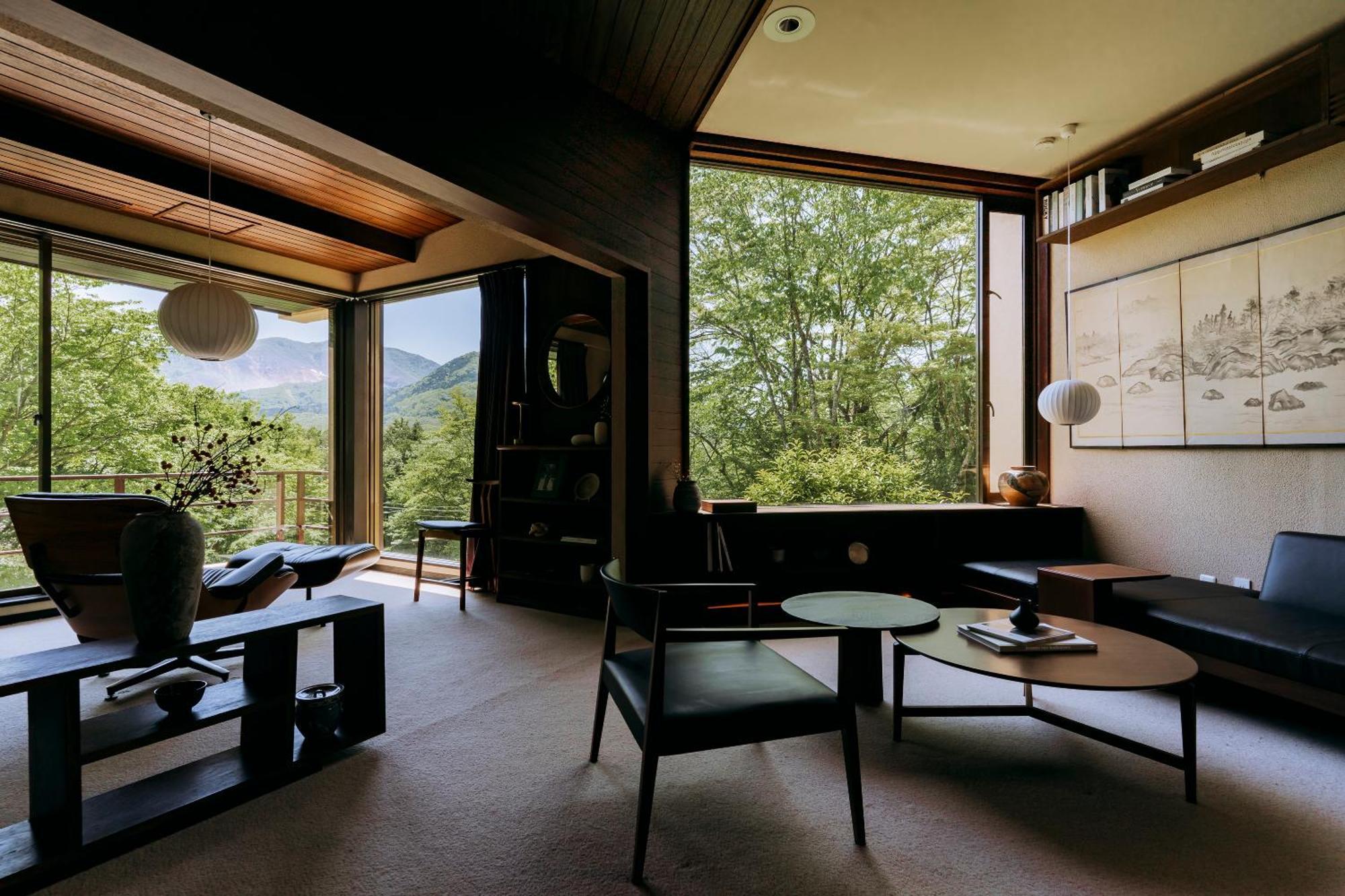 Aknot Hakone 大涌谷を望むモダニズム建築 東京から90分 Villa Екстериор снимка